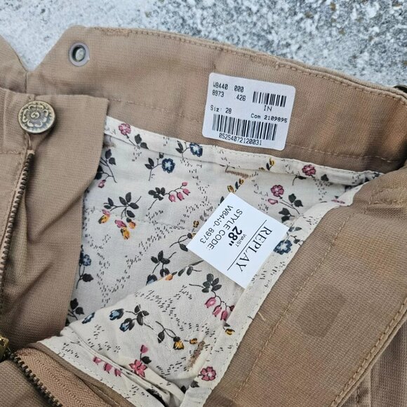 Replay Women Jeans Cotton Denim Pant Slim Fit Jeans Size 28 (31X32) Retail $180 - Picture 7 of 10